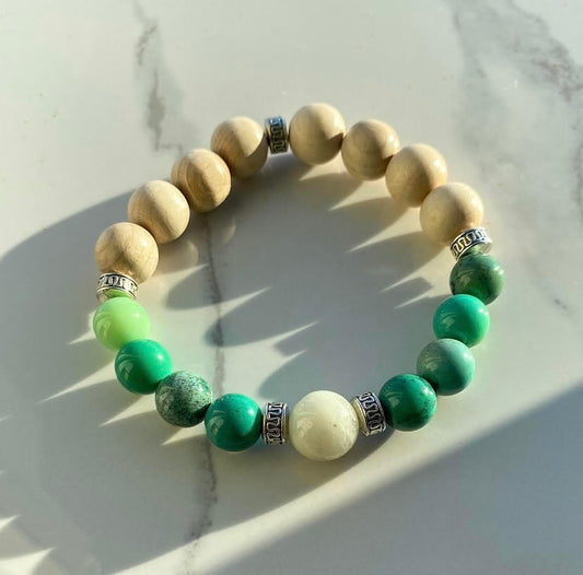 Growth & Prosperity | CHRYSOPRASE, AQUAMARINE