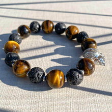 Load image into Gallery viewer, Resilience &amp; Endurance| TIGERS EYE, LAVA STONE
