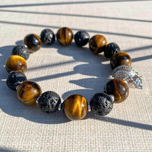 Resilience & Endurance| TIGERS EYE, LAVA STONE