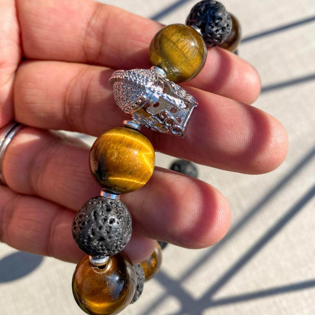 Resilience & Endurance| TIGERS EYE, LAVA STONE