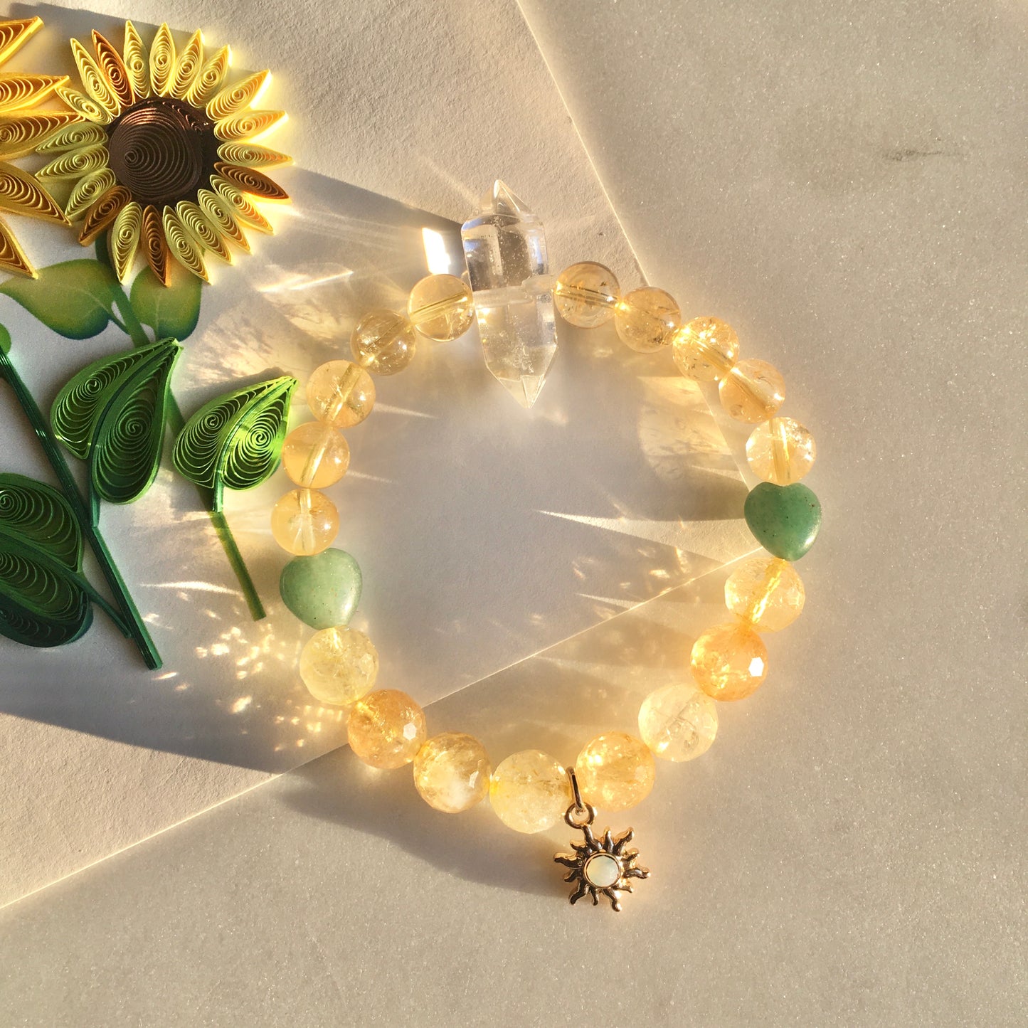 Abundance & Prosperity | CITRINE, AVENTURINE, QUARTZ