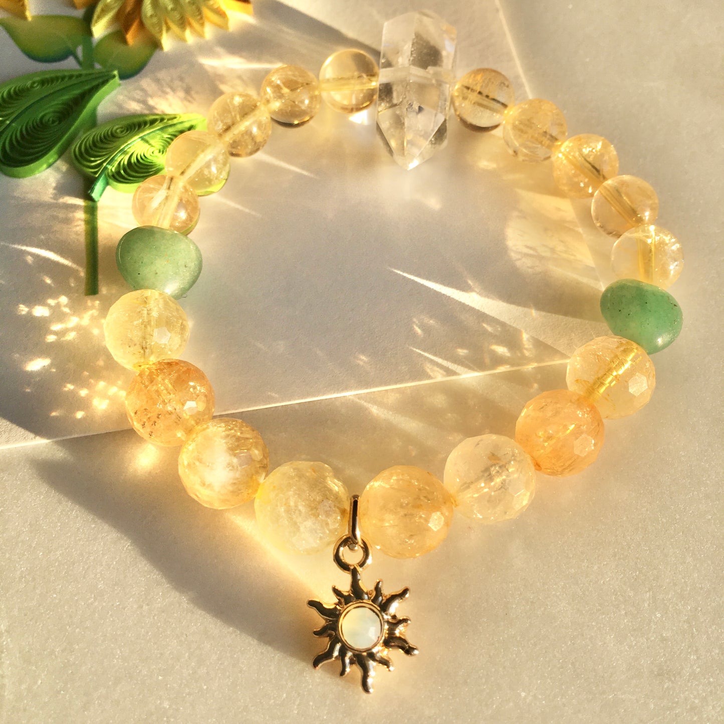 Abundance & Prosperity | CITRINE, AVENTURINE, QUARTZ