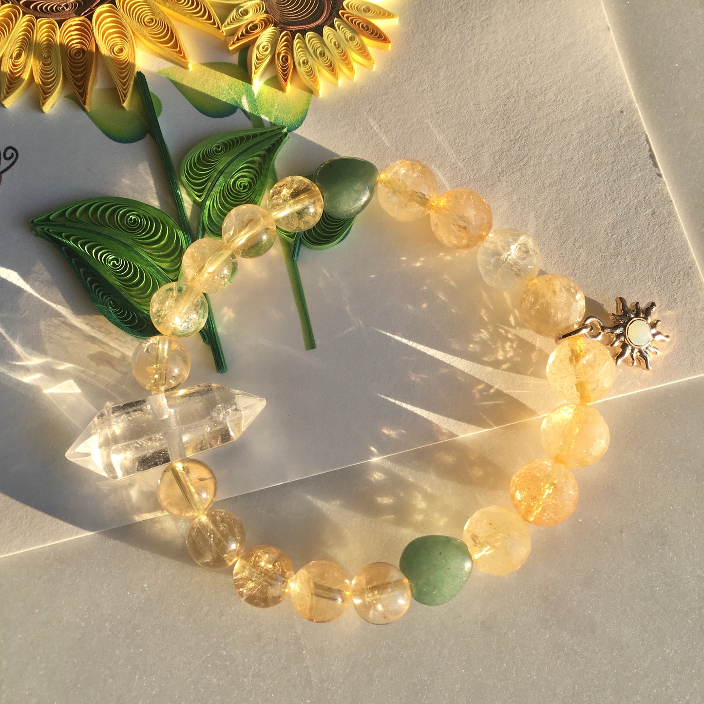 Abundance & Prosperity | CITRINE, AVENTURINE, QUARTZ