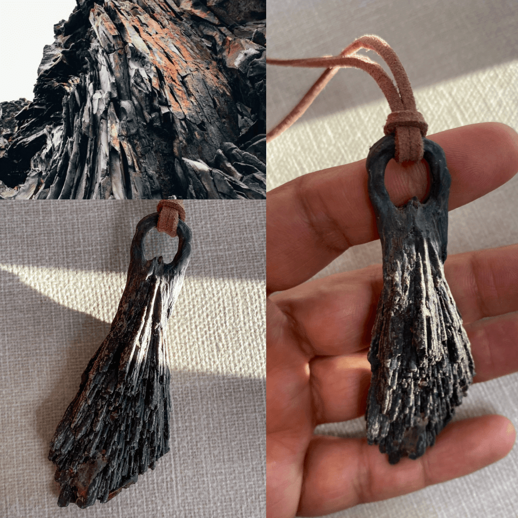 BLACK KYANITE | Protection, Strength, Immovable