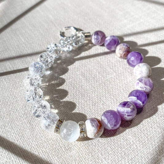 Intuition, Awareness | CHEVROM AMETHYST, QUARTZ, SELENITE