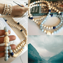 Load image into Gallery viewer, Tranquility - Meditation Mala, Bracelet
