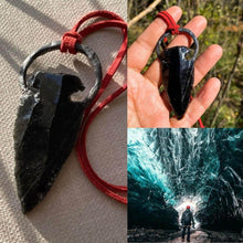 Load image into Gallery viewer, OBSIDIAN ARROHEAD | Protection, Purification, Transformation
